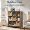 Best Choice Products Elevated 9-Cube Storage Organizer, 11in Shelf, Bookcase, Display Shelf, w/ Metal Legs
